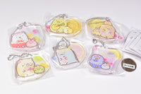 Sumikkogurashi Juicy! Pukkuri clear key chain [All 6 type set(Full Complete)]