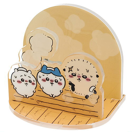 Chiikawa Diorama acrylic stand [5.Sauna]