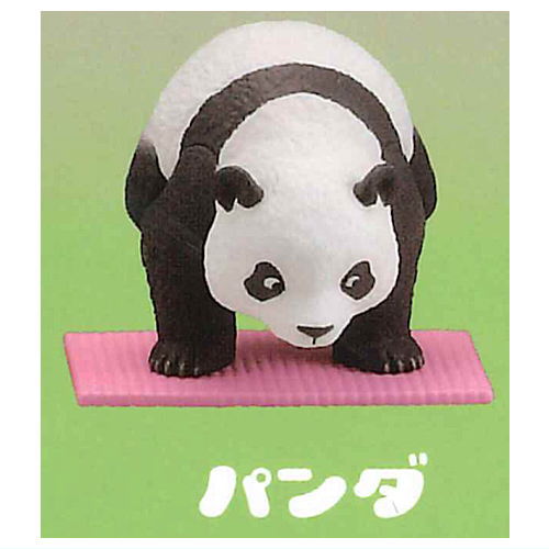 Capsule Q Museum Sato Kunio's animals Yoga time [5.Panda]