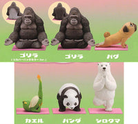 Capsule Q Museum Sato Kunio's animals Yoga time [All 6 type set (Full Complete)]