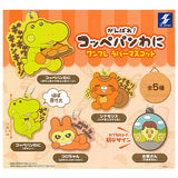 Coppepan wani one phrase rubber mascot [All 5 type set(Full Complete)]