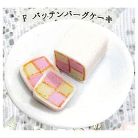 British sweets miniature [6.Battenberg cake]