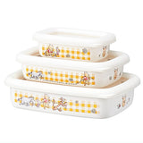 FUJIHORO Winnie the Pooh Mini Collection [1.Shallow container 3-piece set]