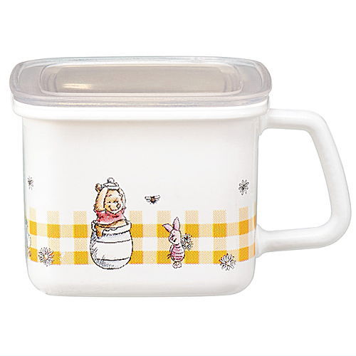 FUJIHORO Winnie the Pooh Mini Collection [4.Square miso pot]