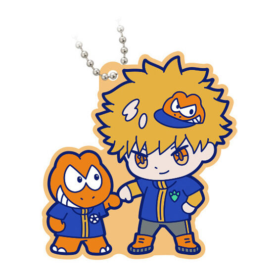 Bluelock x Sanrio Characters Special Rubber Mascot [3.RENSUKE KUNIGAMIxWE ARE DINOSAURS!]