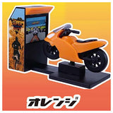 Retro bike game mascot [3.Orange]