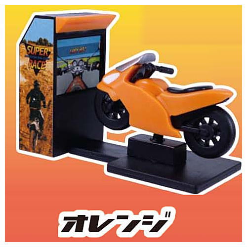 Retro bike game mascot [3.Orange]