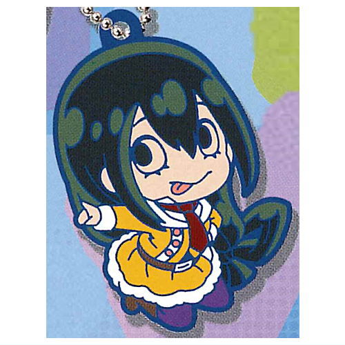 Deformed Rubber! My Hero Academia School Festival Keychain [5.Tsuyu Asui]