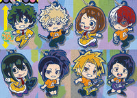 Deformed Rubber! My Hero Academia School Festival Keychain [All 8 type set(Full Complete)]
