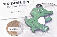 Tekuteku Animal Pukkuri Rubber Mascot [1.Crocodile]