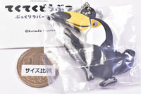 Tekuteku Animal Pukkuri Rubber Mascot [2.Toco Toucan]