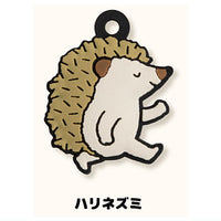 Tekuteku Animal Pukkuri Rubber Mascot [6.Hedgehog]