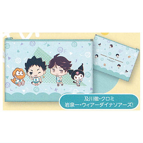 Haikyu!! x Sanrio Characters NUNOPO Deluxe! [3.Toru Oikawa Kuromi Hajime Iwaizumi We Are Dinosaurs!]