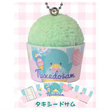 Sanrio Characters Ice Cream Keychain [5.Tuxedosam]