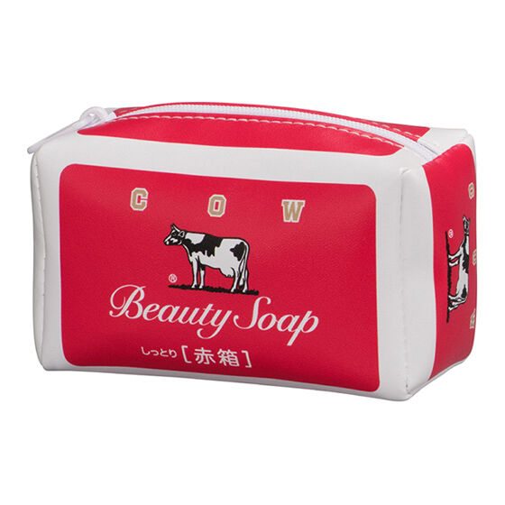 Cow Soap Pouch Collection [1.Red box pouch]