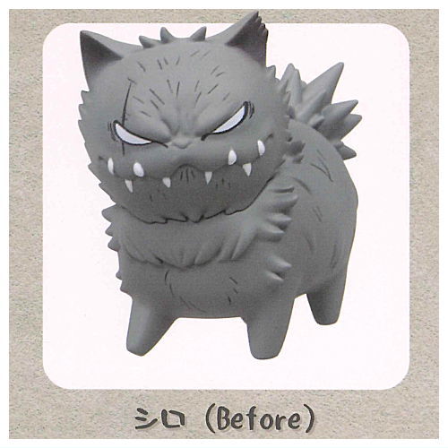 Stray Cat Before and After Mascot Figure [2.Shiro (Before)]