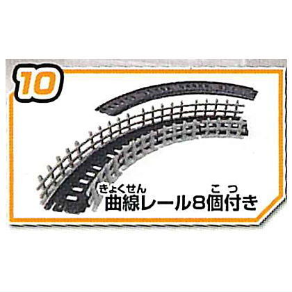 Mini Motor Train Part.4 New and Old Yamanote Line [10.[Structure] 8 curved rails]