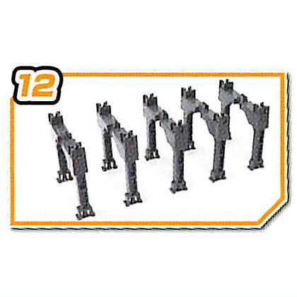 Mini Motor Train Part.4 New and Old Yamanote Line [12.[Structure] Viaduct support]