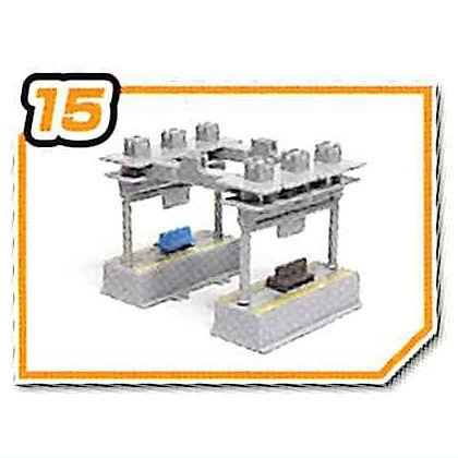 Mini Motor Train Part.4 New and Old Yamanote Line [15.[Structure] Three-dimensional platform]