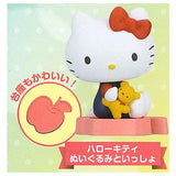 Shaky! Sanrio Characters Bubble Head Doll Part.3 [1.Hello Kitty with plush toy]