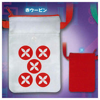 Mahjong Tile shoulder pouch [2.Aka U-pin]