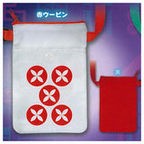 Mahjong Tile shoulder pouch [2.Aka U-pin]