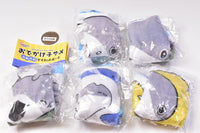 Odekake Child Shark fuwafuwa die-cut pouch [All 5 type set(Full Complete)]