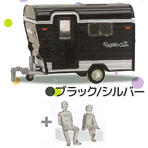 1/64PLUS Camping Trailer Registro Cuco Edition Part.2 [1.Black/Silver]