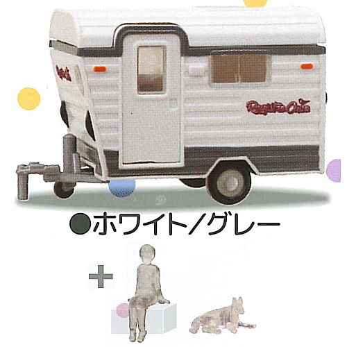 1/64PLUS Camping Trailer Registro Cuco Edition Part.2 [4.White/Gray]