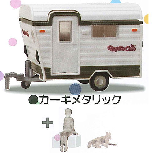 1/64PLUS Camping Trailer Registro Cuco Edition Part.2 [5.Khaki metallic]