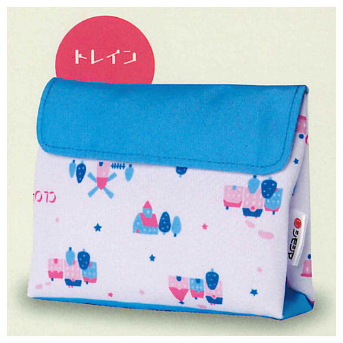 HEIKO Fancy Wrapping Paper Pouch Collection Part.2 [3.Train]