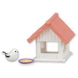 Shimaenaga and birdhouse [3.Shimaenaga and Pink covered bait stand]