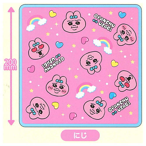 Opanchu usagi mini towel [1.Rainbow]