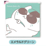 Natsume Yuujinchou pastel color square pouch [2.Emerald green]