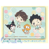 Haikyu!! x Sanrio Characters Luncheon mat [3.Toru Oikawa Kuromi Hajime Iwaizumi We Are Dinosaurs!]