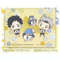 Haikyu!! x Sanrio Characters Luncheon mat [5.Bokuto Kotaro Pata Pata Peppy Akaashi Keiji Tuxedosam]