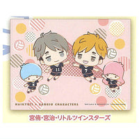 Haikyu!! x Sanrio Characters Luncheon mat [6.Atsumu Miya Little Twin Stars Osamu Miya Little Twin Stars]