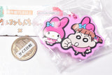 Crayon Shin-chan x Sanrio Characters Special Rubber Mascot [1.Nene-chan x My Melody]