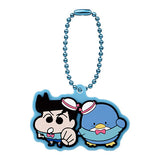 Crayon Shin-chan x Sanrio Characters Special Rubber Mascot [2.Kazama-kun x Tuxedosam]