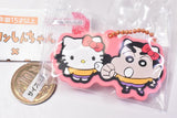 Crayon Shin-chan x Sanrio Characters Special Rubber Mascot [3.Shin-chan x Hello Kitty]