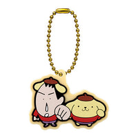 Crayon Shin-chan x Sanrio Characters Special Rubber Mascot [5.Bo-chan x Pompompurin]