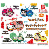 Crayon Shin-chan x Sanrio Characters Special Rubber Mascot [All 5 type set(Full Complete)]