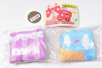 Sylvanian Families Odekake Pouch & Tote Bag Part.2 [Assorted 2 type set (3.Ofuton kinchaku (purple)/5.Balloon pouch)]