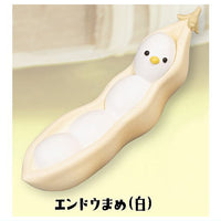 Hocklebyi Piyomame Mascot Ball Chain [4.Endomame (white)]