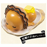 Puripurina oyster child mascot figure [5.Oyster child (burnt butter)]