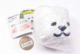 Manmaru Bichon Frize Plush Bag & Towel [1.Marumoko drawstring shoulder]