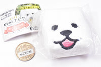 Manmaru Bichon Frize Plush Bag & Towel [3.Marumoko towel (smile)]