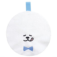 Manmaru Bichon Frize Plush Bag & Towel [4.Marumoko towel (delicious)]