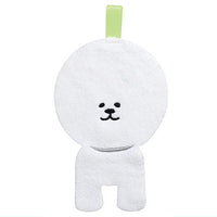 Manmaru Bichon Frize Plush Bag & Towel [5.Marumoko towel (whole body)]