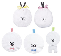 Manmaru Bichon Frize Plush Bag & Towel [All 5 type set (Full Complete)]